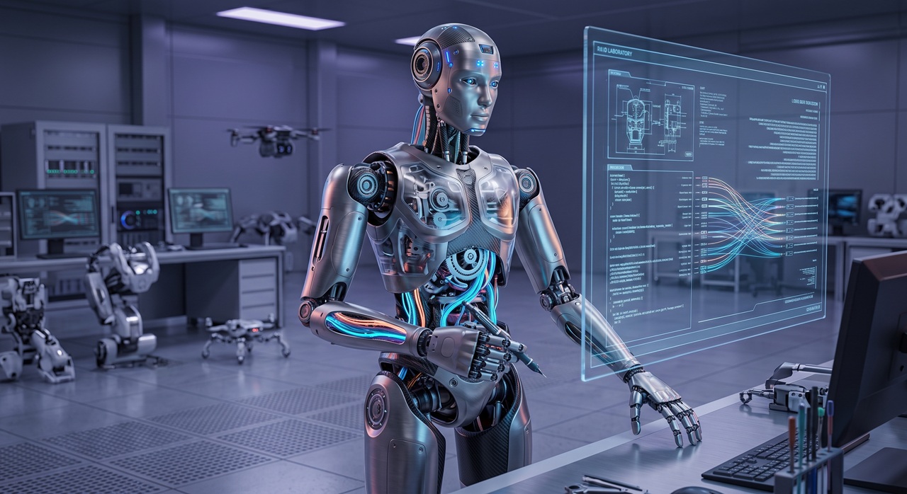 Robots humanoides e inteligencia artificial corporal